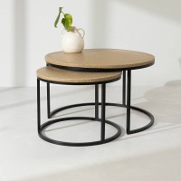 Журнальные Столики из переработанных раковин устриц единый размер бежевый LA REDOUTE INTERIEURS X ETNISI  фото, kupilegko.ru